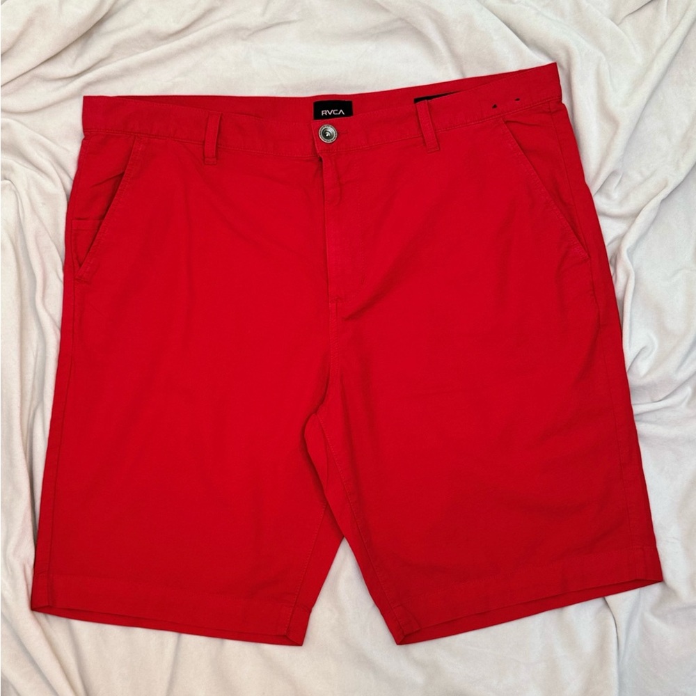 RVCA Red The Weekend Chino Shorts, 38
